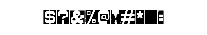 Mamute Condensed Regular Font OTHER CHARS