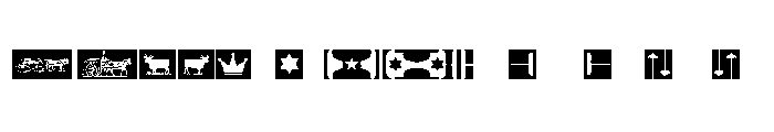 Mamute Ornaments Font UPPERCASE