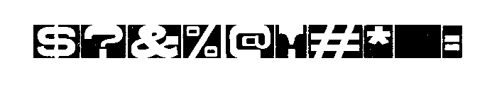 Mamute Regular Font OTHER CHARS