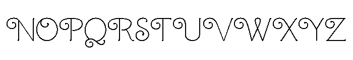 Mandevilla Bold Font UPPERCASE