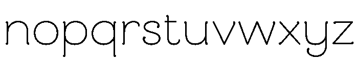 Mandevilla Bold Font LOWERCASE