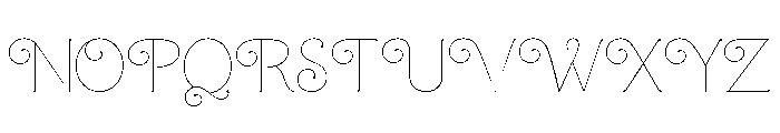 Mandevilla Light Font UPPERCASE