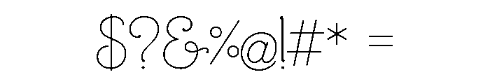 Mandevilla Regular Font OTHER CHARS