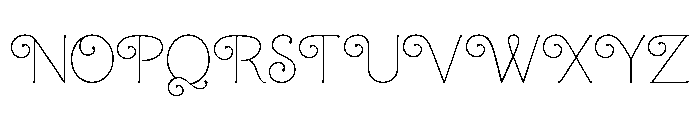 Mandevilla Regular Font UPPERCASE