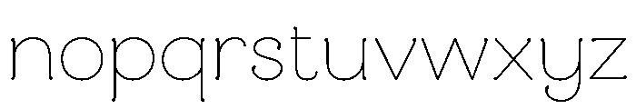 Mandevilla Regular Font LOWERCASE