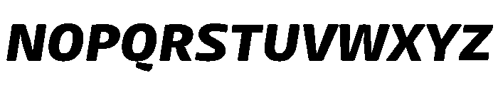 Mangerica Black Italic Font UPPERCASE