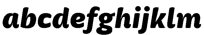Mangerica Black Italic FONT