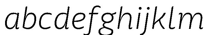Mangerica Extra Light Italic FONT