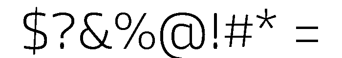 Mangerica Extra Light Font OTHER CHARS