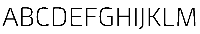 Mangerica Extra Light Font UPPERCASE