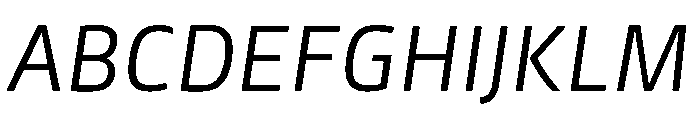 Mangerica Light Italic Font UPPERCASE