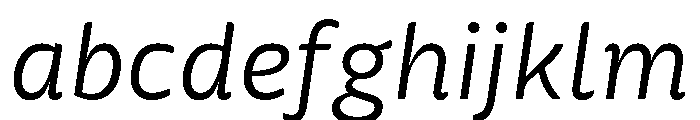Mangerica Light Italic FONT