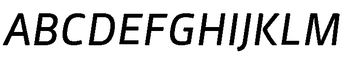 Mangerica Regular Italic Font UPPERCASE
