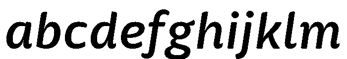 Mangerica Semi Bold Italic FONT