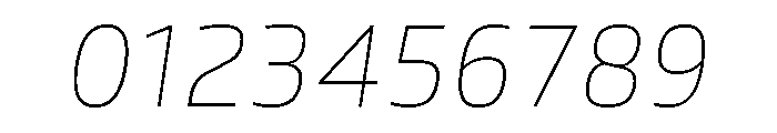 Mangerica Thin Italic Font OTHER CHARS
