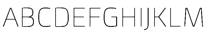 Mangerica Thin Font UPPERCASE