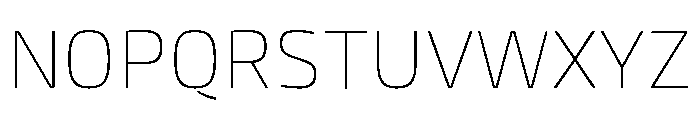 Mangerica Thin Font UPPERCASE