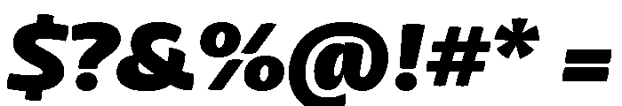 Mangerica Ultra Italic Font OTHER CHARS