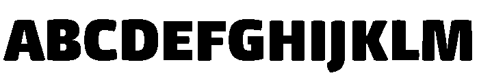 Mangerica Ultra Font UPPERCASE