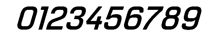 Manifold Bold Oblique Font OTHER CHARS