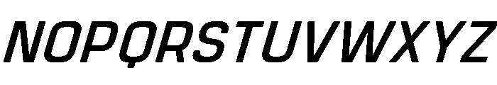 Manifold Bold Oblique Font UPPERCASE
