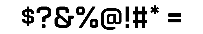 Manifold Bold Font OTHER CHARS