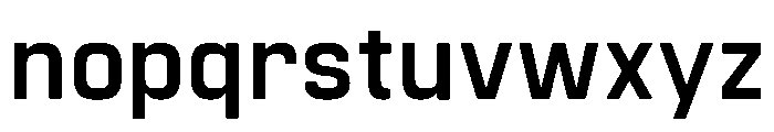 Manifold Bold Font LOWERCASE