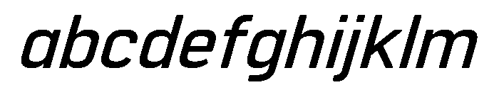 Manifold Demi Bold Oblique FONT