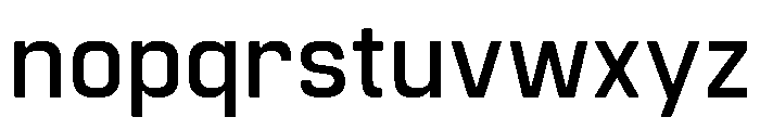 Manifold Demi Bold Font LOWERCASE