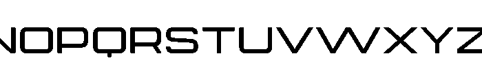 Manifold Extended Bold Font UPPERCASE