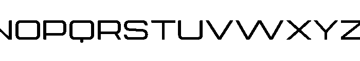 Manifold Extended Demi Bold Font UPPERCASE
