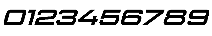 Manifold Extended Heavy Oblique Font OTHER CHARS