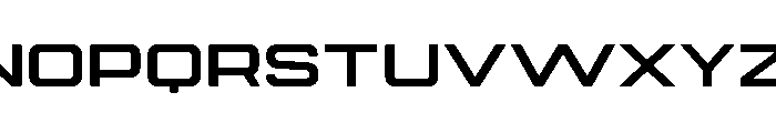 Manifold Extended Heavy Font UPPERCASE