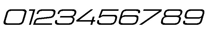 Manifold Extended Medium Oblique Font OTHER CHARS