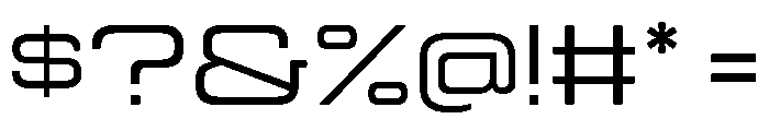 Manifold Extended Medium Font OTHER CHARS