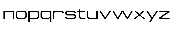 Manifold Extended Medium Font LOWERCASE