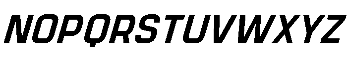 Manifold Extra Bold Oblique Font UPPERCASE