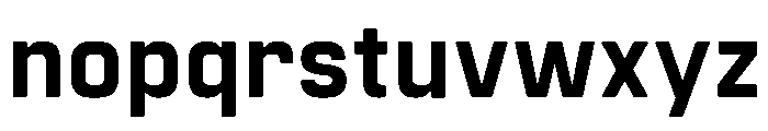 Manifold Extra Bold Font LOWERCASE