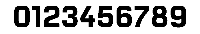 Manifold Heavy Font OTHER CHARS
