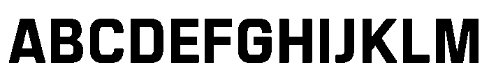 Manifold Heavy Font UPPERCASE