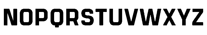 Manifold Heavy Font UPPERCASE