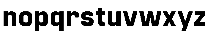 Manifold Heavy Font LOWERCASE