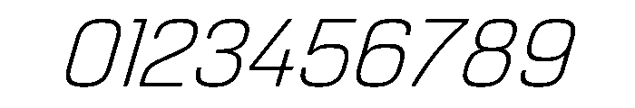 Manifold Light Oblique Font OTHER CHARS