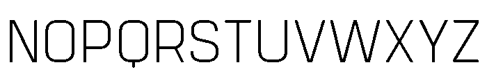 Manifold Light Font UPPERCASE