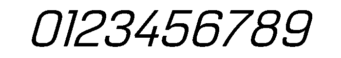 Manifold Medium Oblique Font OTHER CHARS