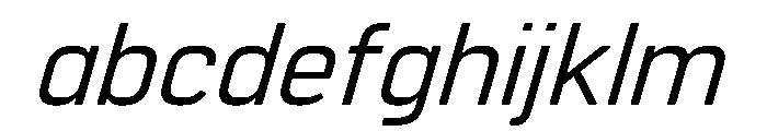 Manifold Medium Oblique FONT