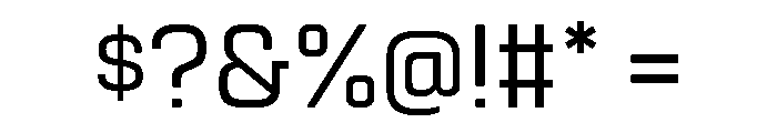 Manifold Medium Font OTHER CHARS