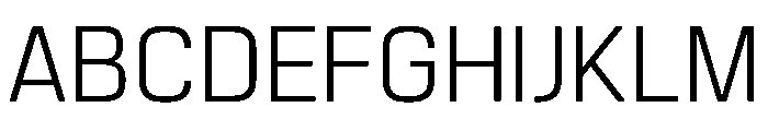 Manifold Regular Font UPPERCASE