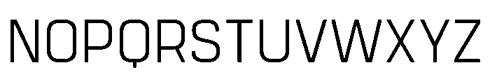 Manifold Regular Font UPPERCASE