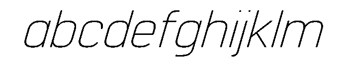 Manifold Thin Oblique FONT